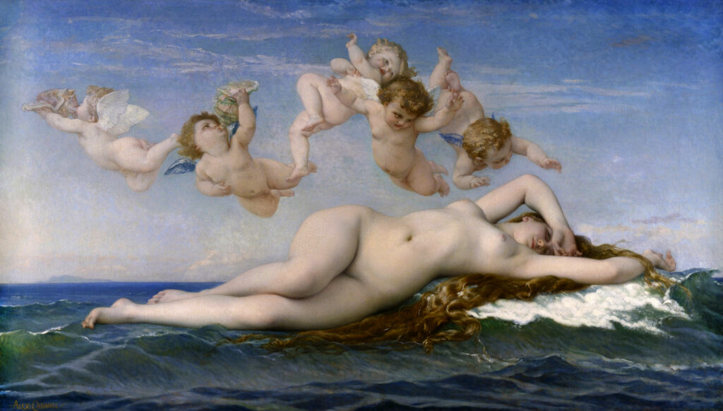The Birth Of Venus van Alexandre Cabanel
